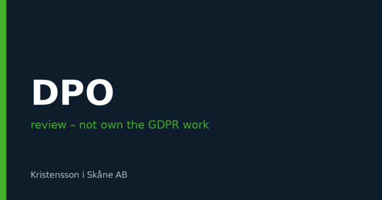 The data protection officer should review – not own all of the GDPR work